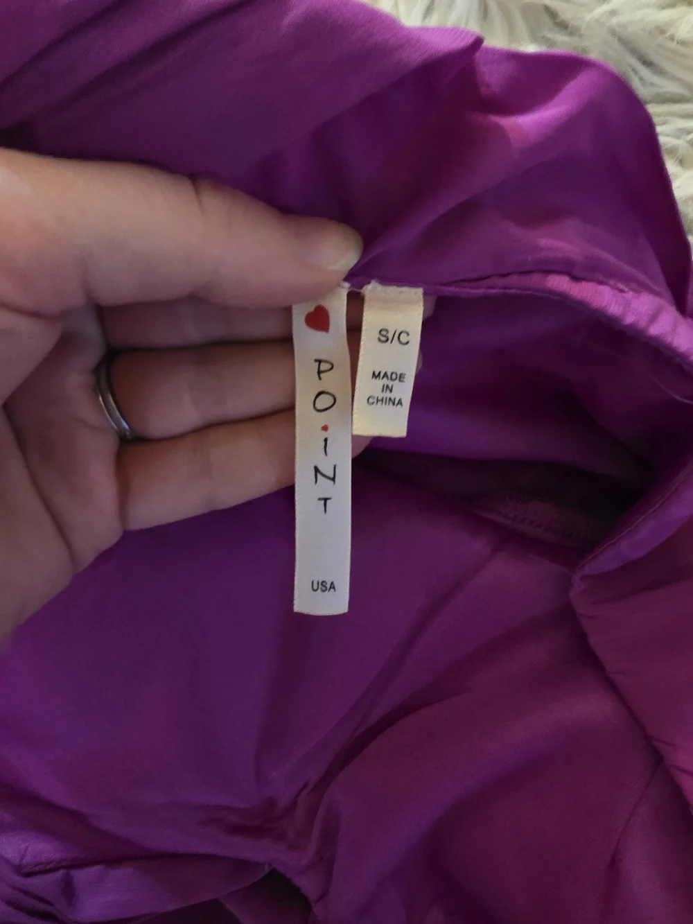 ModCloth One-Shoulder Purple Ruffled Dress - Picture 4 of 7